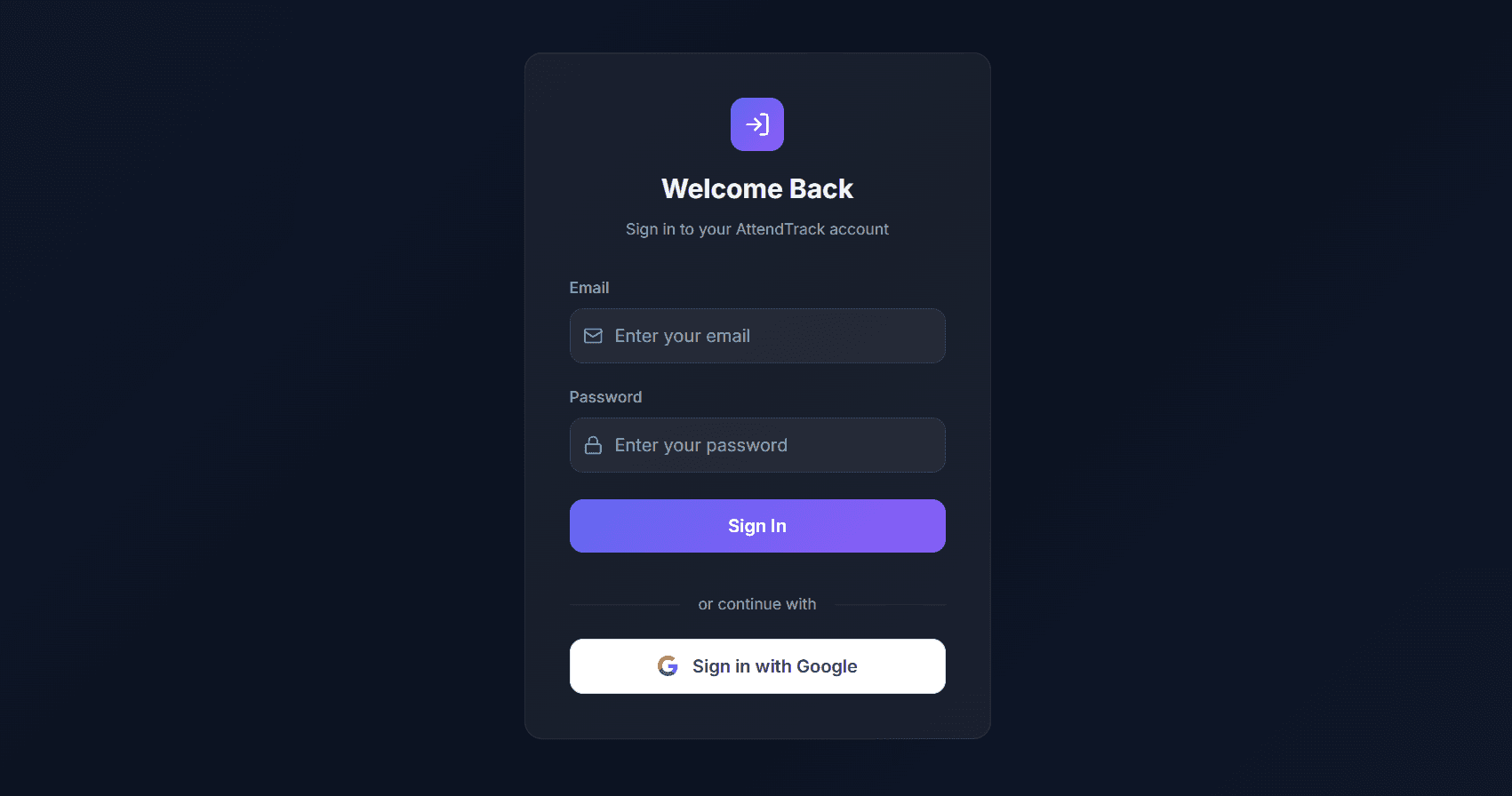 Enterprise HRMS Attendance Portal